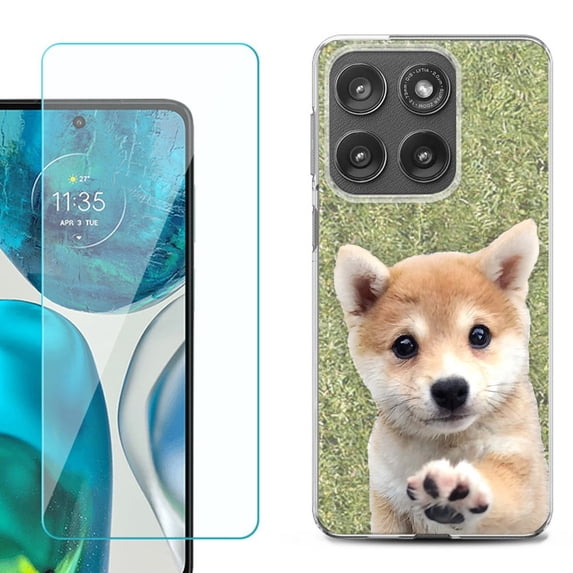 Shockproof Phone Case for Motorola Moto Edge 2026, by OneToughShield - Shiba