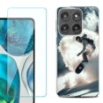 thumbnail image 1 of Shockproof Phone Case for Motorola Moto Edge 2026, by OneToughShield - Snowboarding, 1 of 5