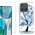 thumbnail image 1 of Shockproof Phone Case for Motorola Moto Edge 2026, by OneToughShield - Snowflakes Tree, 1 of 3