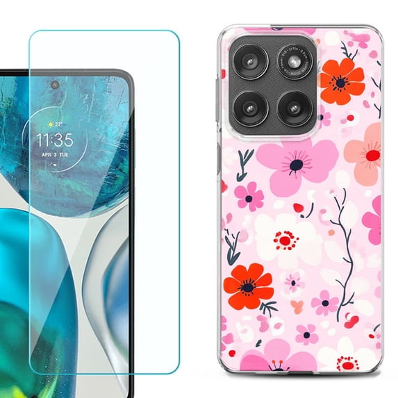 Shockproof Phone Case for Motorola Moto Edge 2026, by OneToughShield - Spring Season