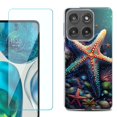 thumbnail image 1 of Shockproof Phone Case for Motorola Moto Edge 2026, by OneToughShield - Starfish, 1 of 5