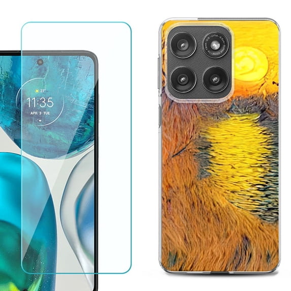 Shockproof Phone Case for Motorola Moto Edge 2026, by OneToughShield - Sunset
