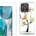 thumbnail image 1 of Shockproof Phone Case for Motorola Moto Edge 2026, by OneToughShield - Tree Owl, 1 of 5