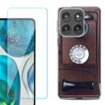 thumbnail image 1 of Shockproof Phone Case for Motorola Moto Edge 2026, by OneToughShield - Vintage PayPhone, 1 of 5