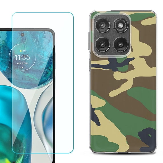 Shockproof Phone Case for Motorola Moto G Stylus 5G 2026, by OneToughShield - Design 004