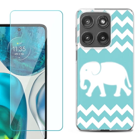 Shockproof Phone Case for Motorola Moto G Stylus 5G 2026, by OneToughShield - Design 010