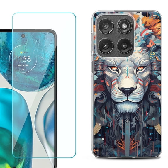 Shockproof Phone Case for Motorola Moto G Stylus 5G 2026, by OneToughShield - Design 409