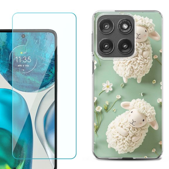 Shockproof Phone Case for Motorola Moto G Stylus 5G 2026, by OneToughShield - Design 446