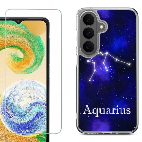 Shockproof Phone Case for Samsung Galaxy A27 5G, by OneToughShield - Aquarius