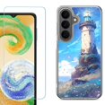 thumbnail image 1 of Shockproof Phone Case for Samsung Galaxy A27 5G, by OneToughShield - Beacon Sky, 1 of 5