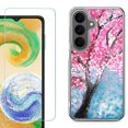 thumbnail image 1 of Shockproof Phone Case for Samsung Galaxy A27 5G, by OneToughShield - Blossom Paint, 1 of 5