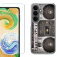 thumbnail image 1 of Shockproof Phone Case for Samsung Galaxy A27 5G, by OneToughShield - Boombox, 1 of 5