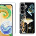 thumbnail image 1 of Shockproof Phone Case for Samsung Galaxy A27 5G, by OneToughShield - Butterfly Translucent, 1 of 5