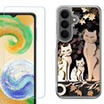 thumbnail image 1 of Shockproof Phone Case for Samsung Galaxy A27 5G, by OneToughShield - Cat Craft, 1 of 5