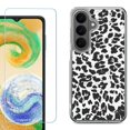 thumbnail image 1 of Shockproof Phone Case for Samsung Galaxy A27 5G, by OneToughShield - Cheetah B/W, 1 of 5