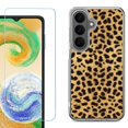thumbnail image 1 of Shockproof Phone Case for Samsung Galaxy A27 5G, by OneToughShield - Cheetah Gold/Black, 1 of 5