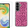 thumbnail image 1 of Shockproof Phone Case for Samsung Galaxy A27 5G, by OneToughShield - Cheetah Pink, 1 of 5
