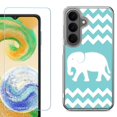 thumbnail image 1 of Shockproof Phone Case for Samsung Galaxy A27 5G, by OneToughShield - Chevron/Elephant, 1 of 5