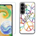thumbnail image 1 of Shockproof Phone Case for Samsung Galaxy A27 5G, by OneToughShield - Colorful Peace, 1 of 5