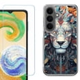 thumbnail image 1 of Shockproof Phone Case for Samsung Galaxy A27 5G, by OneToughShield - Cyberpunk Lion, 1 of 5