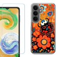 thumbnail image 1 of Shockproof Phone Case for Samsung Galaxy A27 5G, by OneToughShield - Ladybug Flower, 1 of 5