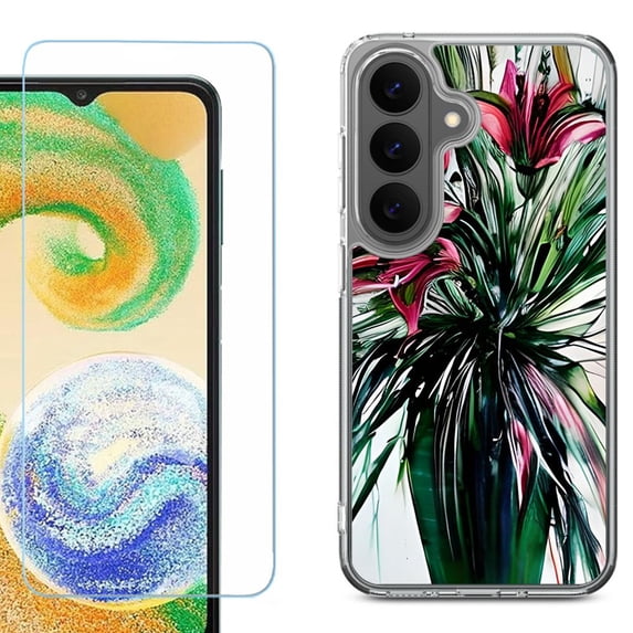 Shockproof Phone Case for Samsung Galaxy A27 5G, by OneToughShield - Lily