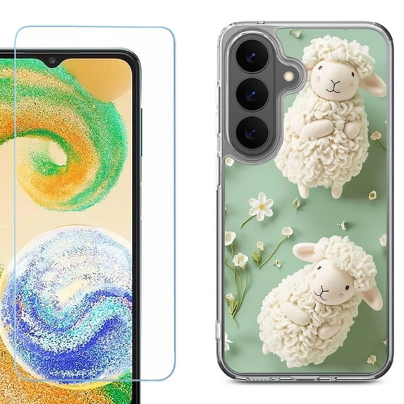 Shockproof Phone Case for Samsung Galaxy A27 5G, by OneToughShield - Little Sheep