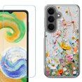 thumbnail image 1 of Shockproof Phone Case for Samsung Galaxy A27 5G, by OneToughShield - Pastel Flowers, 1 of 5