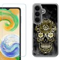 thumbnail image 1 of Shockproof Phone Case for Samsung Galaxy A27 5G, by OneToughShield - Skull Smoke, 1 of 5