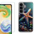 thumbnail image 1 of Shockproof Phone Case for Samsung Galaxy A27 5G, by OneToughShield - Starfish, 1 of 5