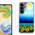 thumbnail image 1 of Shockproof Phone Case for Samsung Galaxy A27 5G, by OneToughShield - Sunflower Moon, 1 of 5