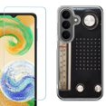 thumbnail image 1 of Shockproof Phone Case for Samsung Galaxy A27 5G, by OneToughShield - Vintage Radio, 1 of 5