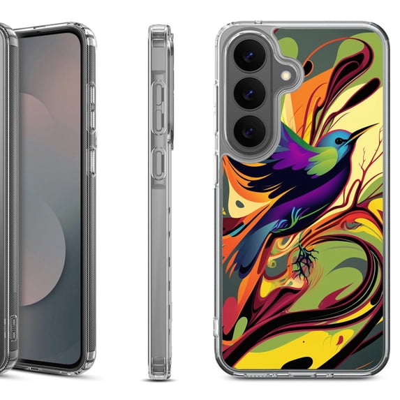 Shockproof Phone Case for Samsung Galaxy A37 5G, by OneToughShield - Abstract Bird