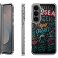 thumbnail image 1 of Shockproof Phone Case for Samsung Galaxy A37 5G, by OneToughShield - Abstract Menu, 1 of 5