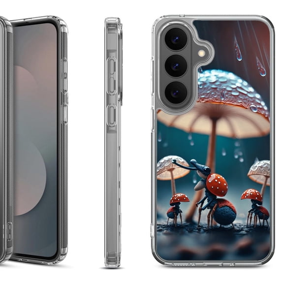 Shockproof Phone Case for Samsung Galaxy A37 5G, by OneToughShield - Ant n Mushroom