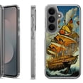 thumbnail image 1 of Shockproof Phone Case for Samsung Galaxy A37 5G, by OneToughShield - Butterfly Ship, 1 of 5