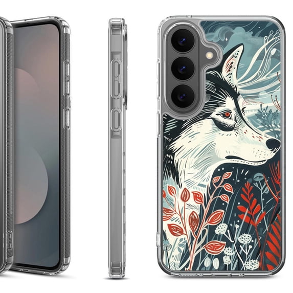 Shockproof Phone Case for Samsung Galaxy A37 5G, by OneToughShield - Calm Husky