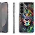 thumbnail image 1 of Shockproof Phone Case for Samsung Galaxy A37 5G, by OneToughShield - Geometric Lion, 1 of 5