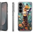 thumbnail image 1 of Shockproof Phone Case for Samsung Galaxy A37 5G, by OneToughShield - Giraffe Flower, 1 of 5