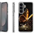thumbnail image 1 of Shockproof Phone Case for Samsung Galaxy A37 5G, by OneToughShield - Golden Butterfly, 1 of 5
