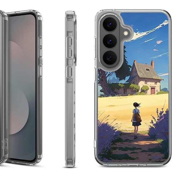 Shockproof Phone Case for Samsung Galaxy A37 5G, by OneToughShield - Lavender Summer