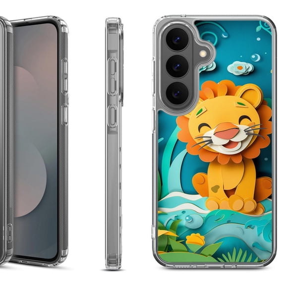 Shockproof Phone Case for Samsung Galaxy A37 5G, by OneToughShield - Lion Craft