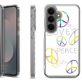 thumbnail image 1 of Shockproof Phone Case for Samsung Galaxy A37 5G, by OneToughShield - Love/Peace, 1 of 5