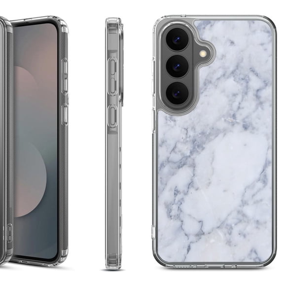 Shockproof Phone Case for Samsung Galaxy A37 5G, by OneToughShield - Marble / Clouds