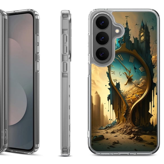 Shockproof Phone Case for Samsung Galaxy A37 5G, by OneToughShield - Melting Clock