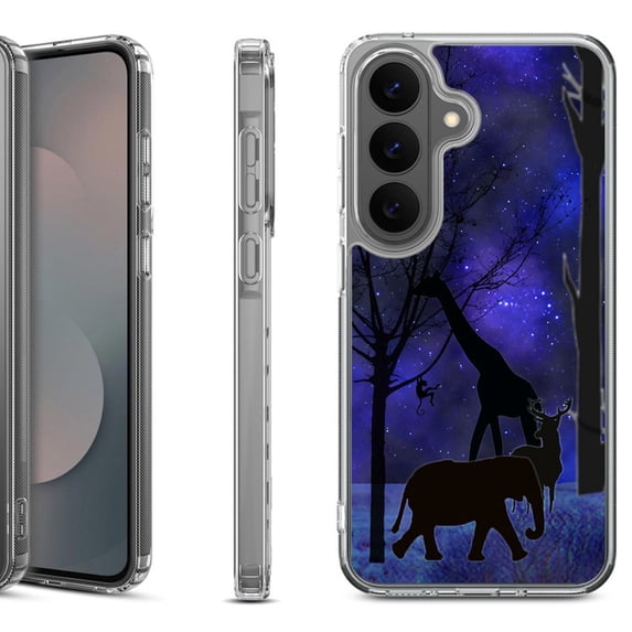 Shockproof Phone Case for Samsung Galaxy A37 5G, by OneToughShield - Midnight Safari