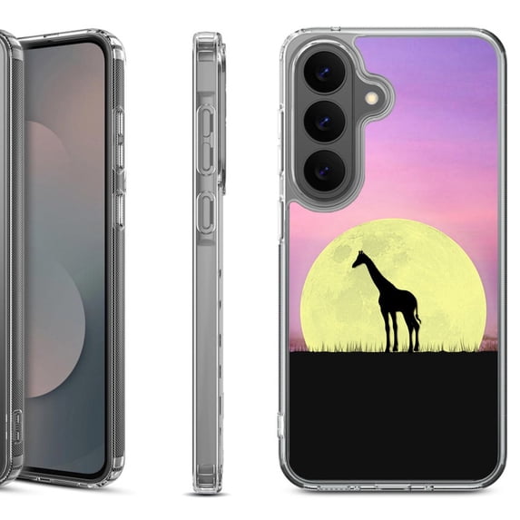 Shockproof Phone Case for Samsung Galaxy A37 5G, by OneToughShield - Moonlight Giraffe