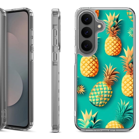 Shockproof Phone Case for Samsung Galaxy A37 5G, by OneToughShield - Pineapple