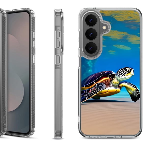 Shockproof Phone Case for Samsung Galaxy A37 5G, by OneToughShield - Sea Turtle Beach