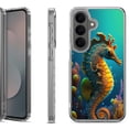 thumbnail image 1 of Shockproof Phone Case for Samsung Galaxy A37 5G, by OneToughShield - Seahorse, 1 of 5